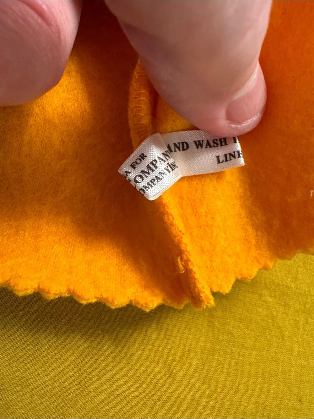 Vintage American Girl Pleasant Co Doll 1996 First Day Yellow Coat Fleece Jacket